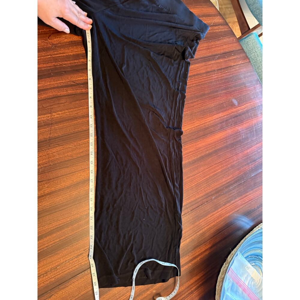 Chico’s Travelers Black Silky Wide Leg High Waist Pull-on Pants Size 3R XL - Picture 7 of 7